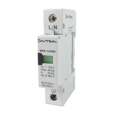 Supresor de voltaje para tableros distribución 1 Polo, 120 Vac modelo SPD-12021
