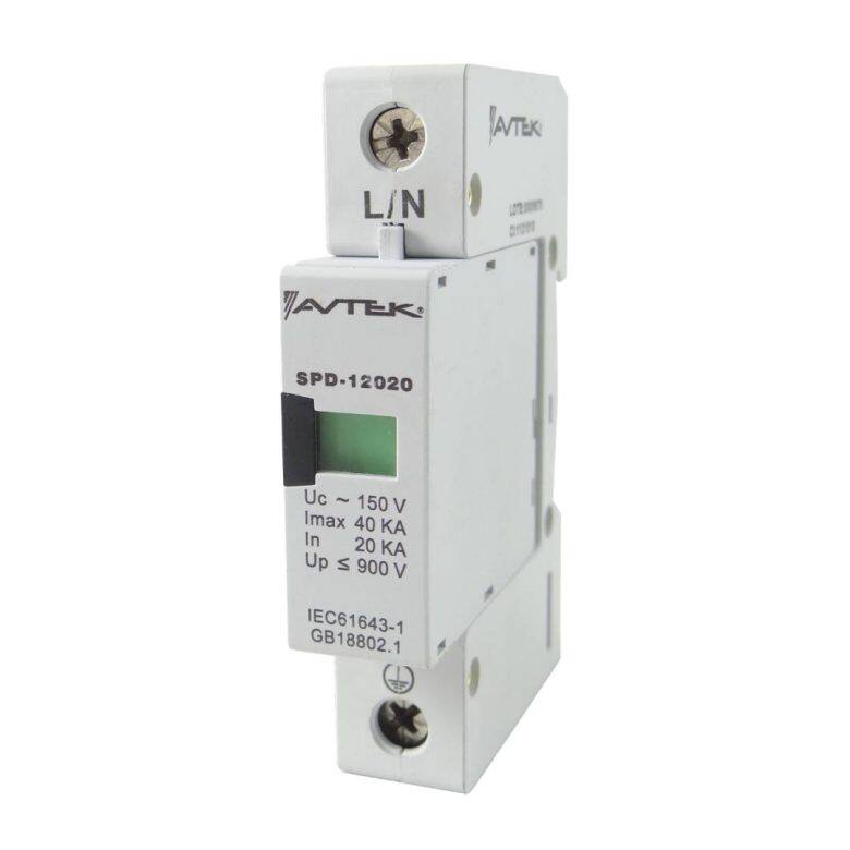 Supresor de voltaje para tableros distribución 1 Polo, 120 Vac modelo SPD-12021