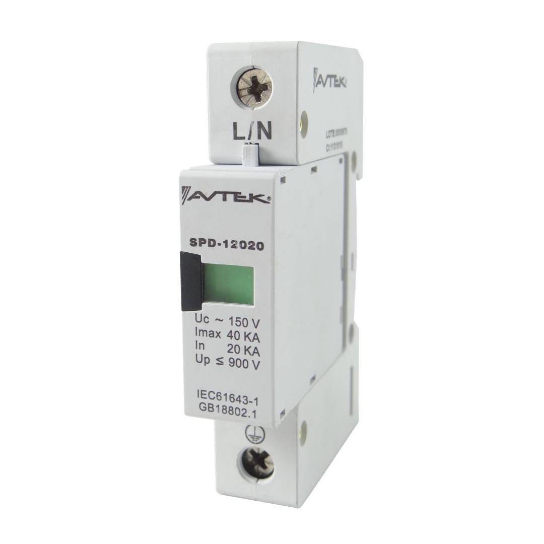 Supresor de voltaje para tableros distribución 1 Polo, 120 Vac modelo SPD-12021