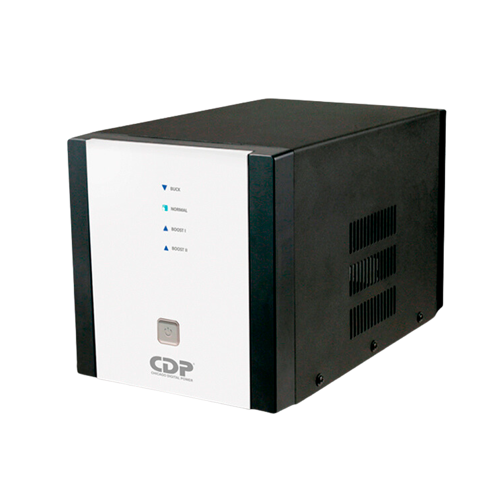 CDP R-AVR5008 – Regulador automático de voltaje 5000 VA / 2500 W, 8 tomas, protección profesional
