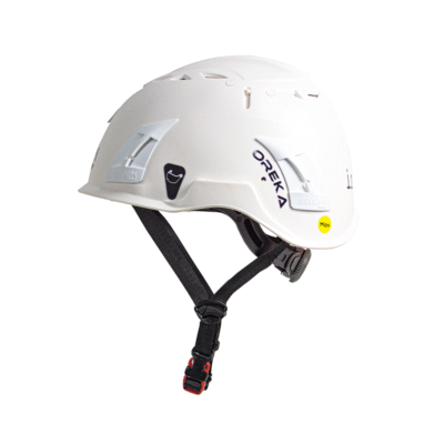 Casco para altura modelo Oreka White