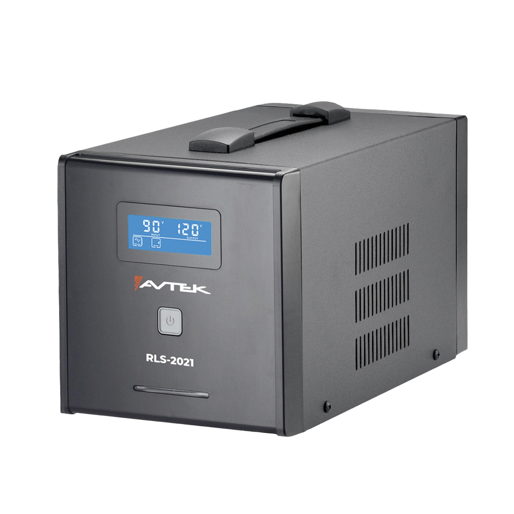 AVTEK RLS-1221 – Regulador automático 1200 VA / 600 W, salida 110 V AC