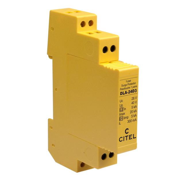 CITEL DLA-24D3 – Protector de sobretensión Tipo 2, trifásico 3P, 440 V AC, módulos enchufables