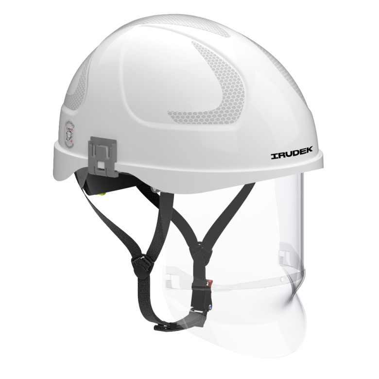 Irudek Secra 1 – Casco con visor integrados, protección para arco eléctrico, casco certificado
