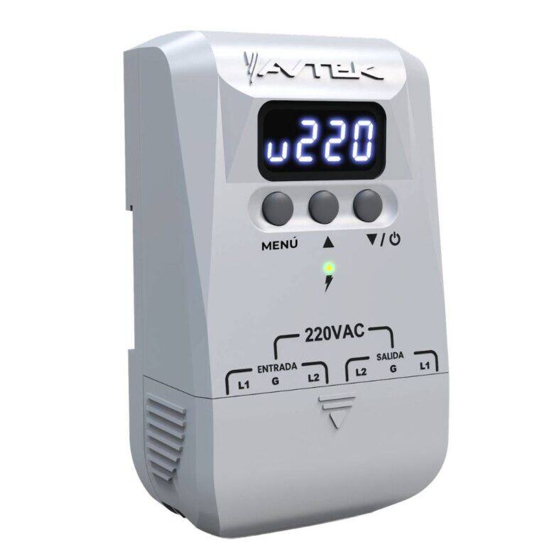 Avtek PBAS-B230-LED — Protector de voltaje con pantalla digital y alta supresión para A/A y motores, 220 VAC, con borneras