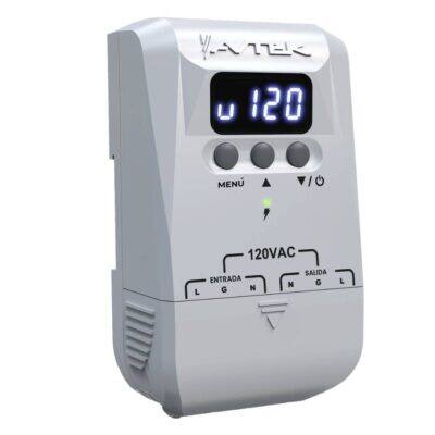 Avtek PBAS-B130-LED — Protector de voltaje con pantalla digital y alta supresión para A/A y motores, 120 VAC, con borneras