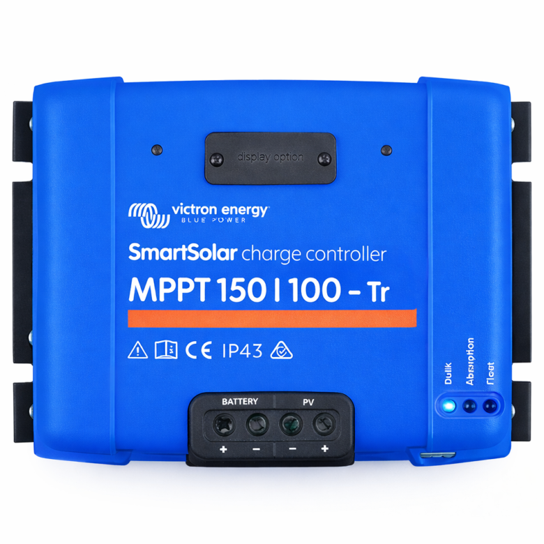 Victron BlueSolar MPPT 150/100-Tr VE.Can — Controlador de carga solar MPPT 100 A, 150 V, para baterías de 12/24/48 V